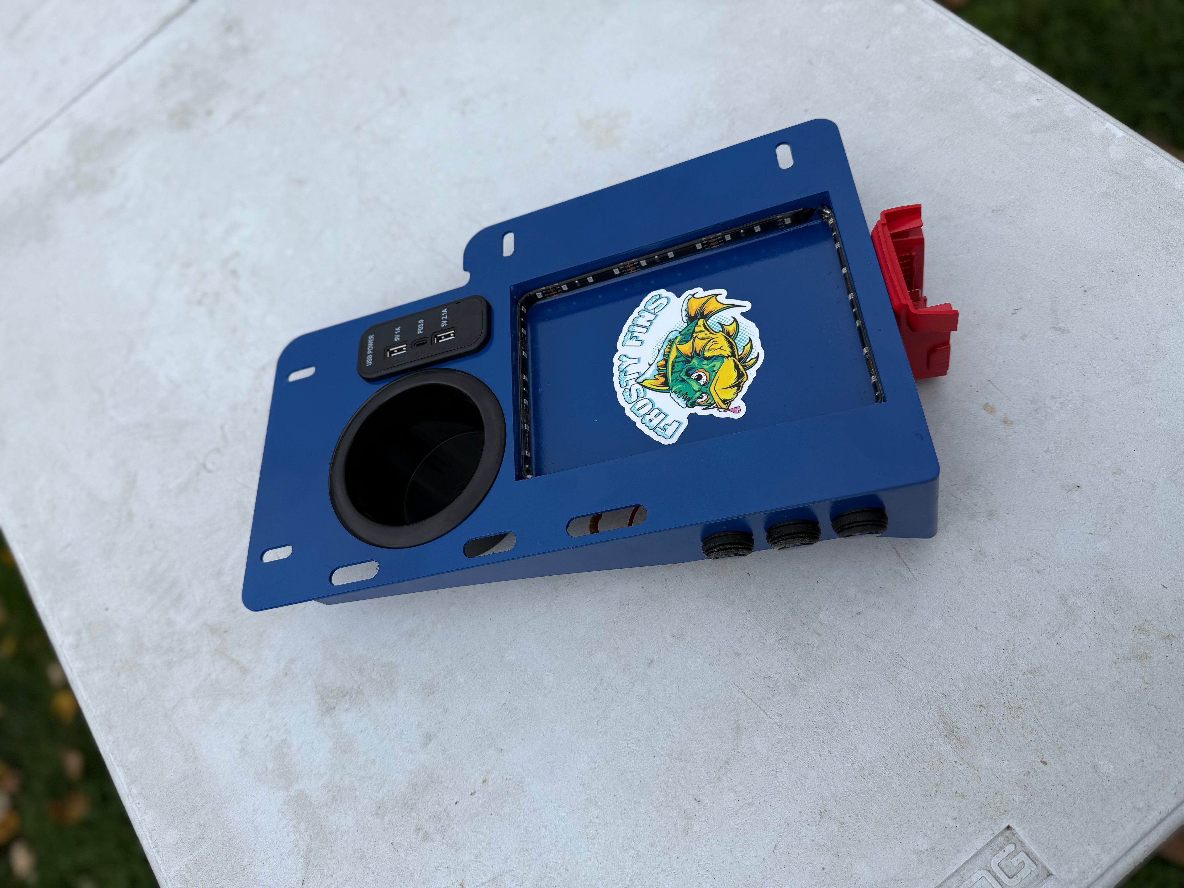 Custom Frosty Fins Outdoors Power Tray