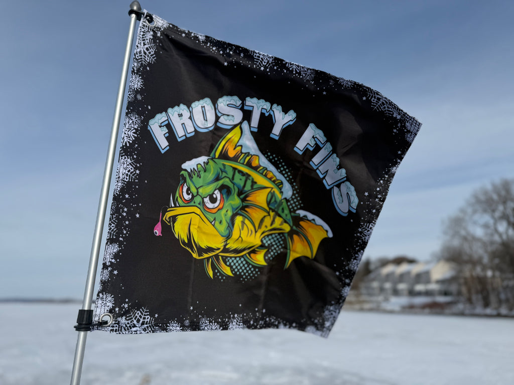 Frosty Fins Outdoors Shanty Flags