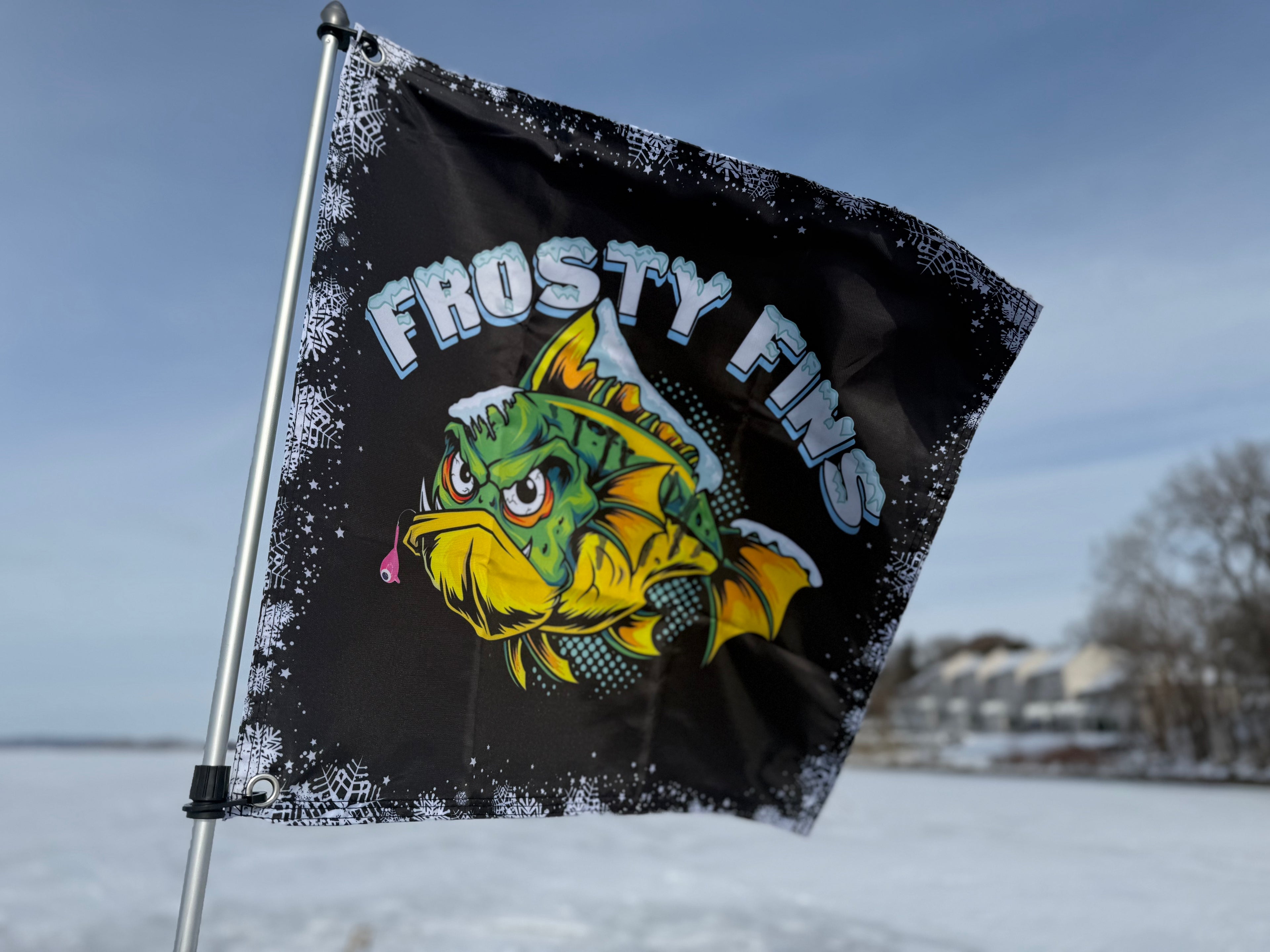 Frosty Fins Outdoors Shanty Flags