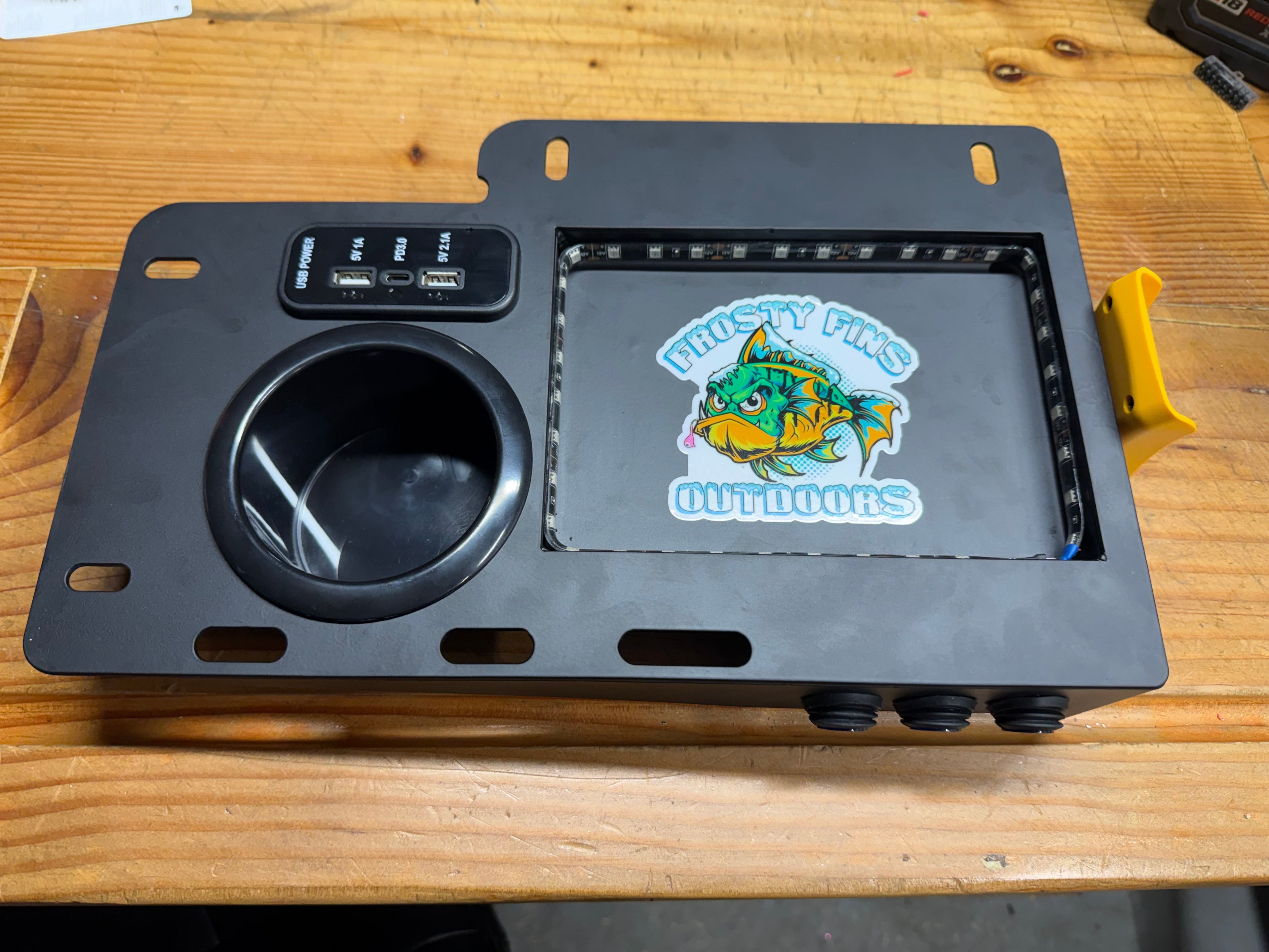 Custom Frosty Fins Outdoors Power Tray