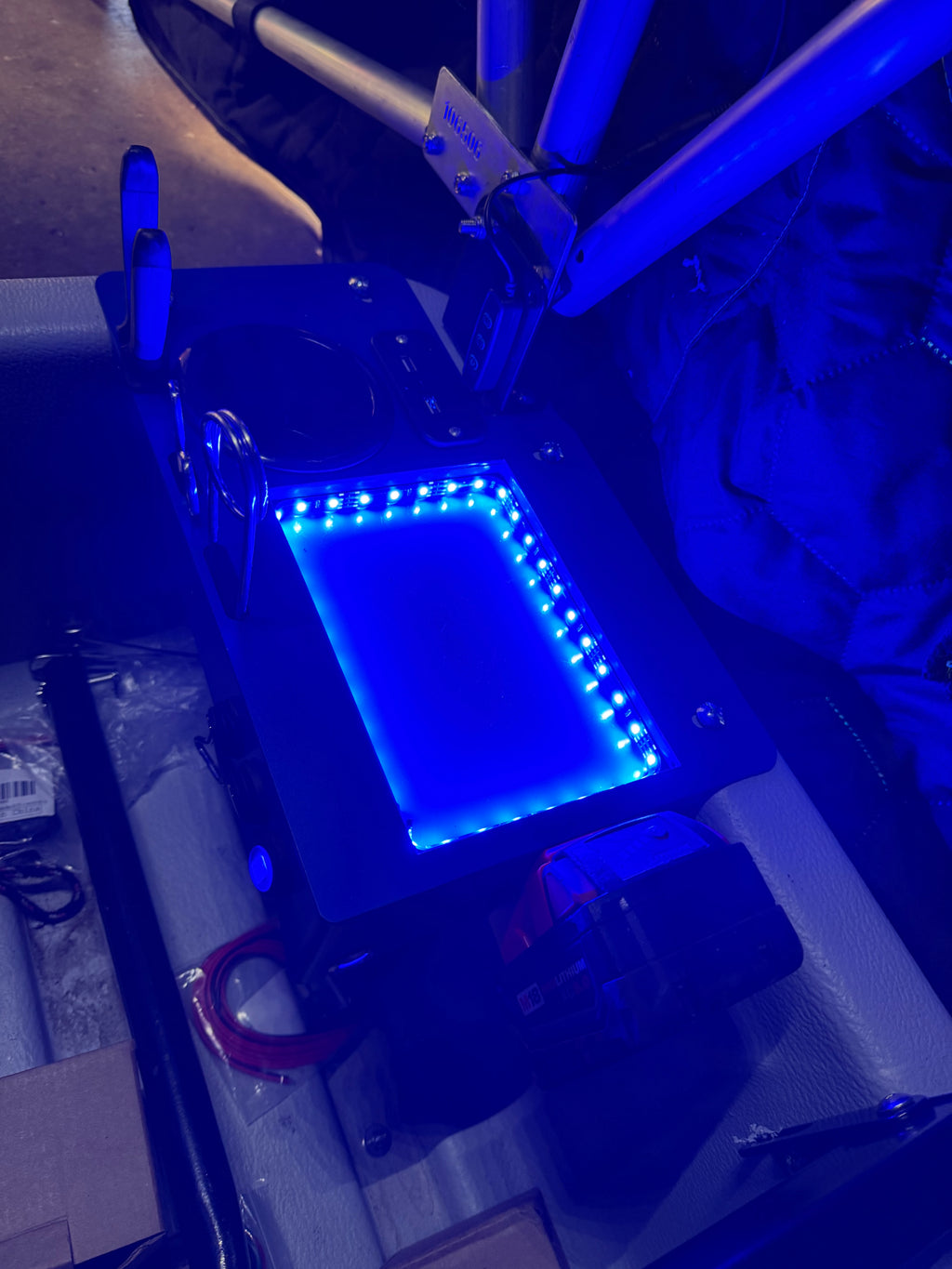 Custom Frosty Fins Outdoors Power Tray