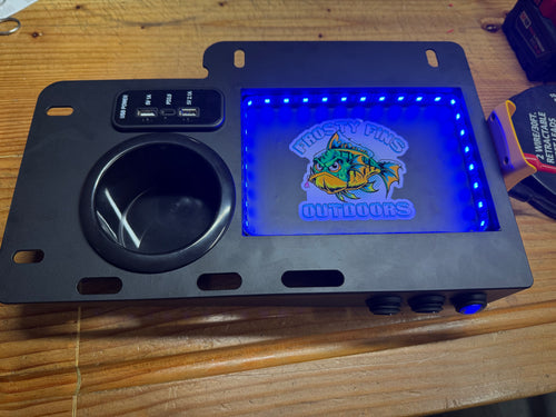 Custom Frosty Fins Outdoors Power Tray