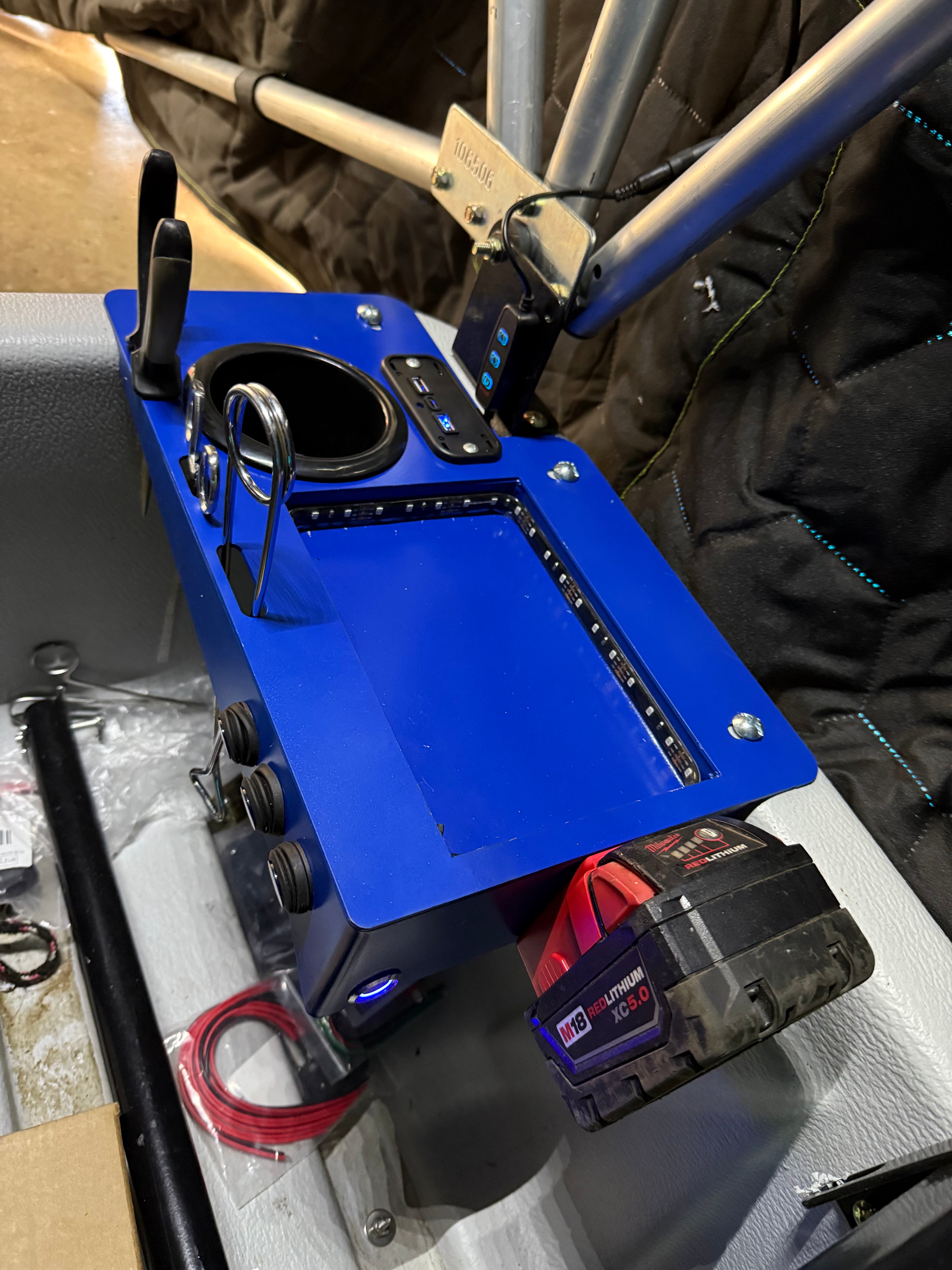 Custom Frosty Fins Outdoors Power Tray