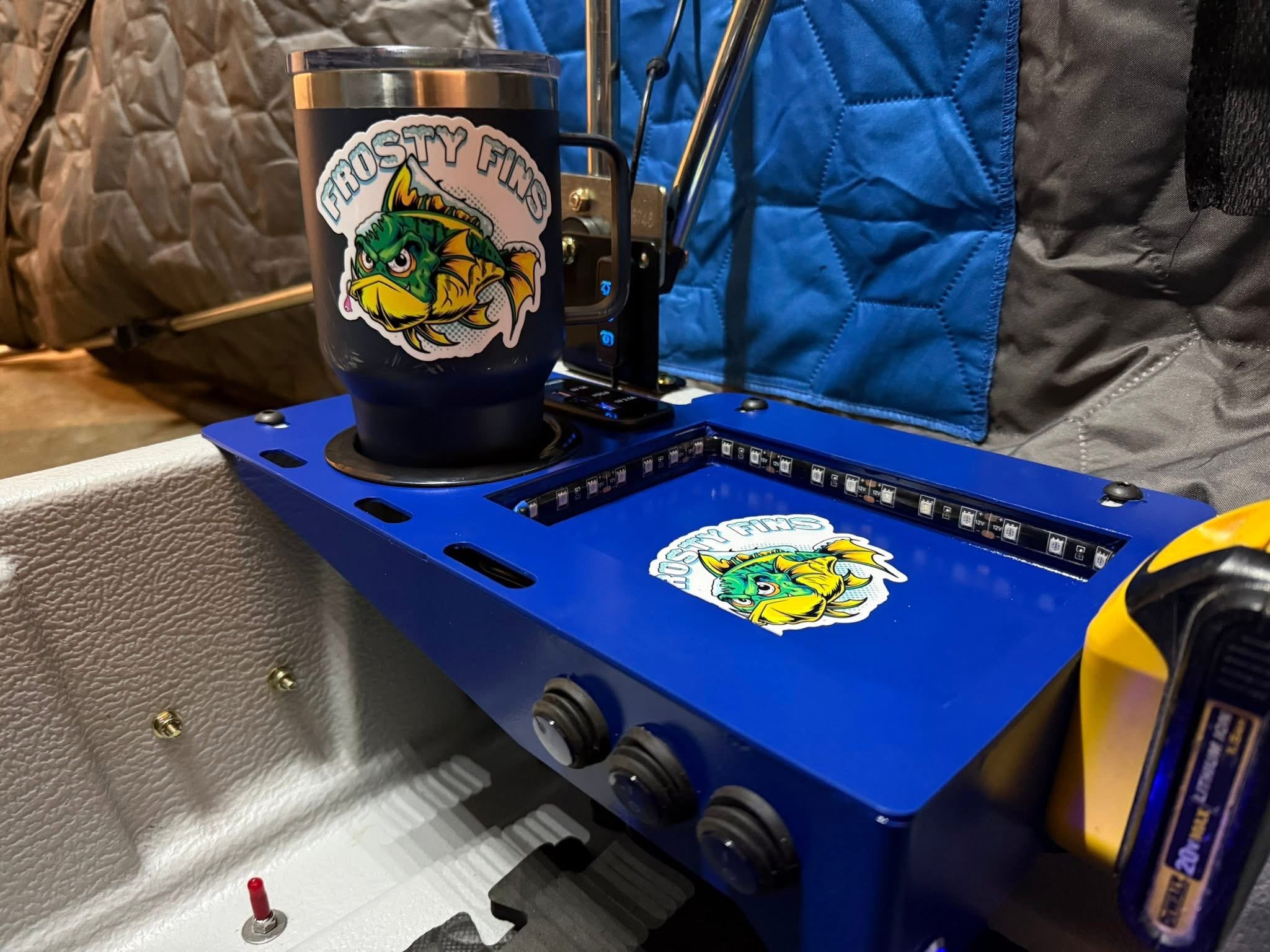 Custom Frosty Fins Outdoors Power Tray